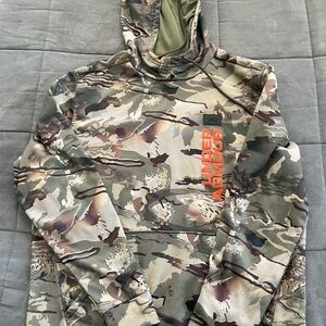 Under Armour Camouflage Hoodie with Orange Accent